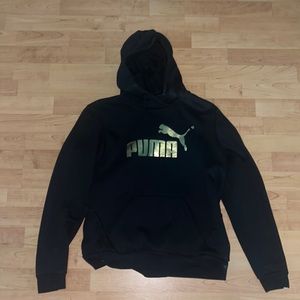 Puma black hoodie, size XL